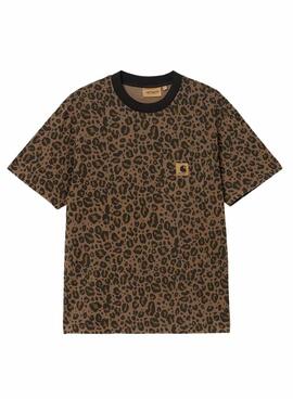 T-shirt Carhartt Leo Braun für männer