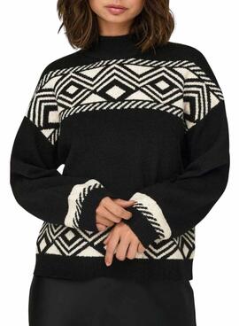 Pullover Only Victoria Schwarz für frauen