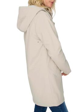 Regenjacke Only Sally beige für frauen