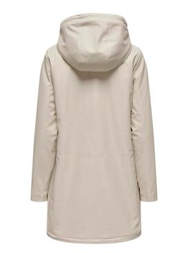 Regenjacke Only Sally beige für frauen