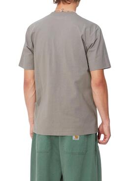 T-shirt Carhartt University Grau für männer