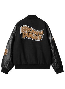 Bomber Carhartt Brown Ducks Schwarz für männer