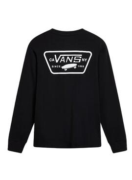 T-Shirt Vans Full Patch Schwarz für kinder