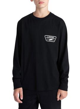 T-Shirt Vans Full Patch Schwarz für kinder