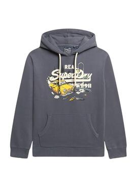 Sudadera Superdry New York Marine für männer