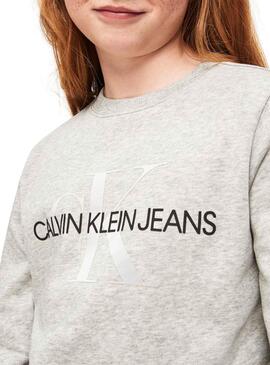 Sweatshirt Calvin Klein Jeans Jumpsuitgram Grau Mä