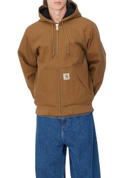 Braune Carhartt Active Jacke für herren