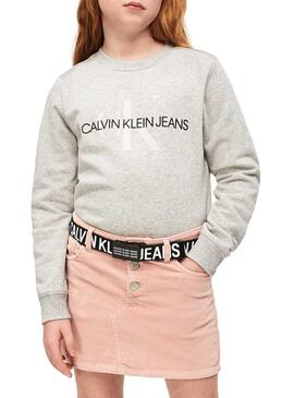 Sweatshirt Calvin Klein Jeans Jumpsuitgram Grau Mä