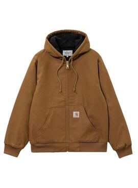 Braune Carhartt Active Jacke für herren