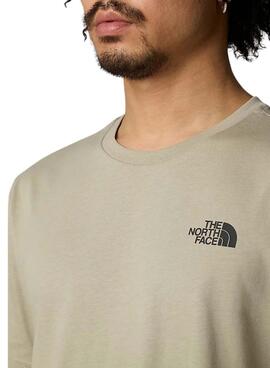 T-Shirt The North Face Redbox Graphic beige für herren