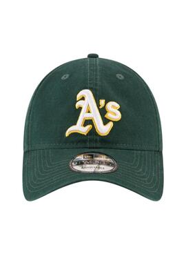 Kappe New Era Oakland Athletics Core Classic grün für männer und frauen