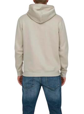 Pullover Only and Sons Connor beige für männer