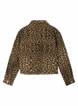 Jacke Name It Olivia Leopard für Mädchen