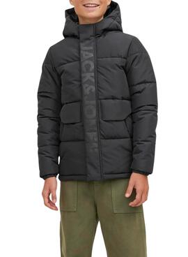 Jacke Jack and Jones Gepolstert Schwarz für Jungen