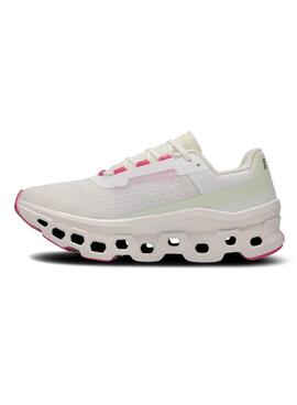 Schuhe On Running Cloudmonster Weiß für frauen