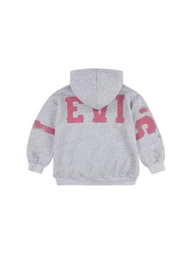 Hoodie Levis Collegiate Grau für Mädchen