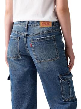 Jeans Levis 94 Baggy Cargo für Mädchen