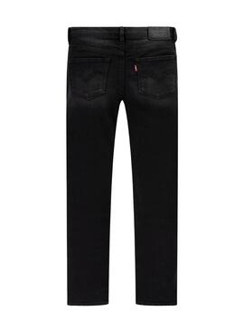 Jeans Levis 710 Schwarz Super Skinny für Mädchen