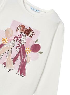 T-Shirt Mayoral Chic Blossom Duo für Mädchen