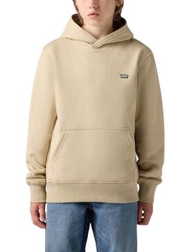 Hoodie Levis Mini Batwing Creme für Jungen