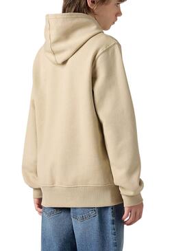 Hoodie Levis Mini Batwing Creme für Jungen