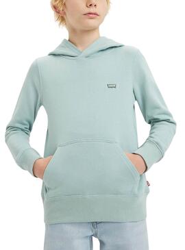 Hoodie Levis Mini Batwing Türkis für Jungen