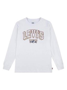 T-shirt Levis Academic Adventurer weiß Kinder