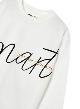 T-Shirt Mayoral Smart Weiß für Jungen