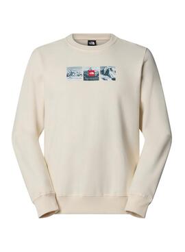 Kapuzenpullover The North Face Expedition System beige für Herren