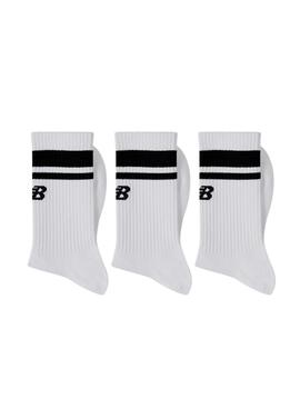 3er Pack Socken New Balance Essentials Line Schwarz und Weiß Unisex