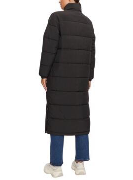 Tommy Jeans Maxi Puffer Mantel Schwarz für damen