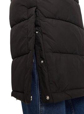 Tommy Jeans Maxi Puffer Mantel Schwarz für damen