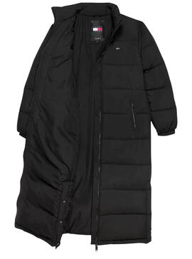 Tommy Jeans Maxi Puffer Mantel Schwarz für damen