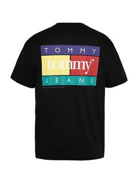 T-shirt Tommy Jeans Pop in schwarz für herren