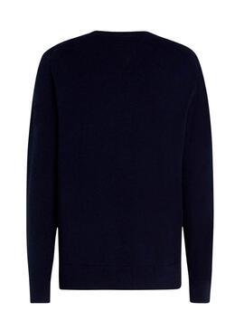 Pullover Tommy Hilfiger Luxus Marineblau für herren