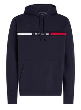 Sweatshirt Tommy Hilfiger Chest Insert dunkelblau für herren