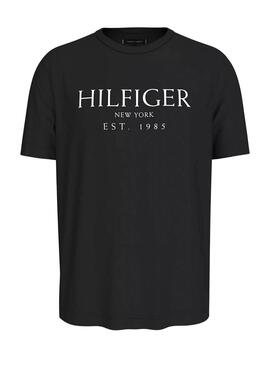 T-Shirt Tommy Hilfiger Big Logo schwarz für herren