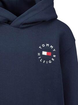 Sweatshirt Tommy Hilfiger Roundall Marineblau für männer