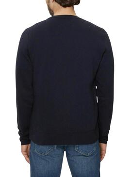 Sweatshirt Tommy Hilfiger Stripe dunkelblau für männer