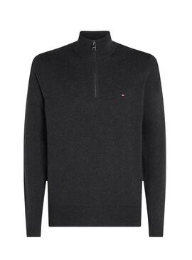 Pullover Tommy Hilfiger Mock grau für männer