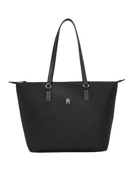 Handtasche Tommy Hilfiger Poppy Tote Schwarz für frauen