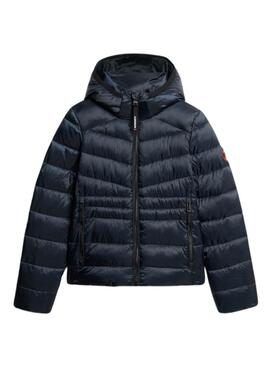 Jacke Superdry Fuji Marineblau für frauen