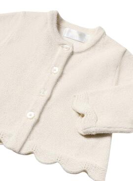 Set Mayoral Strickjacke Creme für Baby