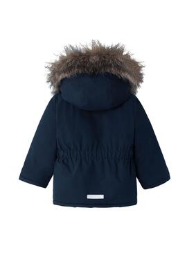 Parka Name It Master marineblau für mädchen