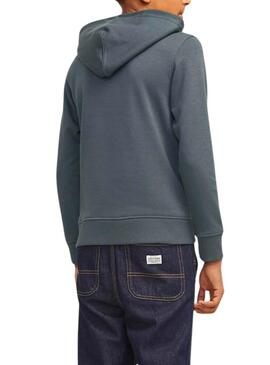 Kapuzenpullover Jack and Jones Colorblock Grau für Jungen