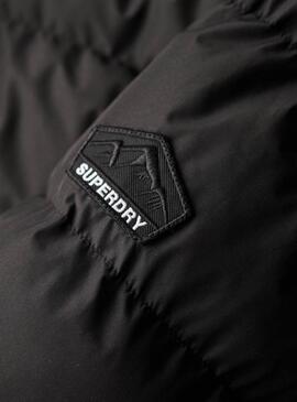 Gepolsterte Jacke Superdry Schwarz für frauen