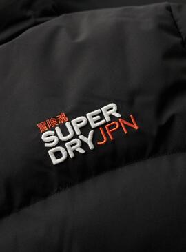 Gepolsterte Jacke Superdry Schwarz für frauen