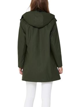 Regenjacke Only Sally Grün für frauen