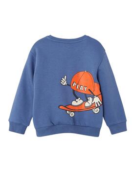 Sweatshirt Name It Otto Blau für Kinder