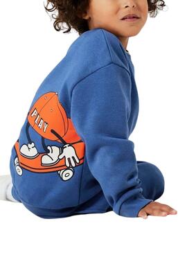 Sweatshirt Name It Otto Blau für Kinder